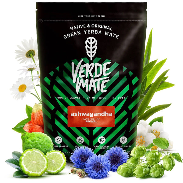 Yerba Mate Tea Verde Mate Unsmoked Energy Brain Boost Good for Beginners 500G