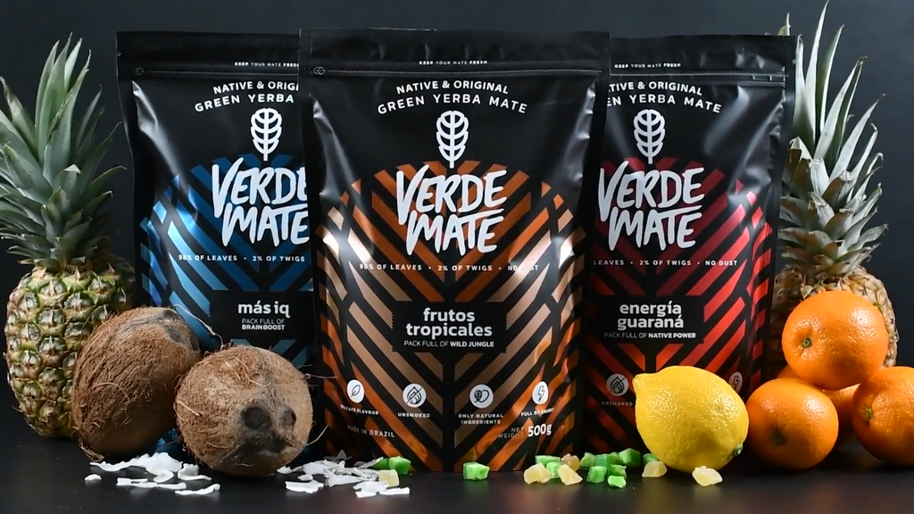 Yerba Mate Tea Verde Mate Unsmoked Energy Brain Boost Good for Beginners 500G